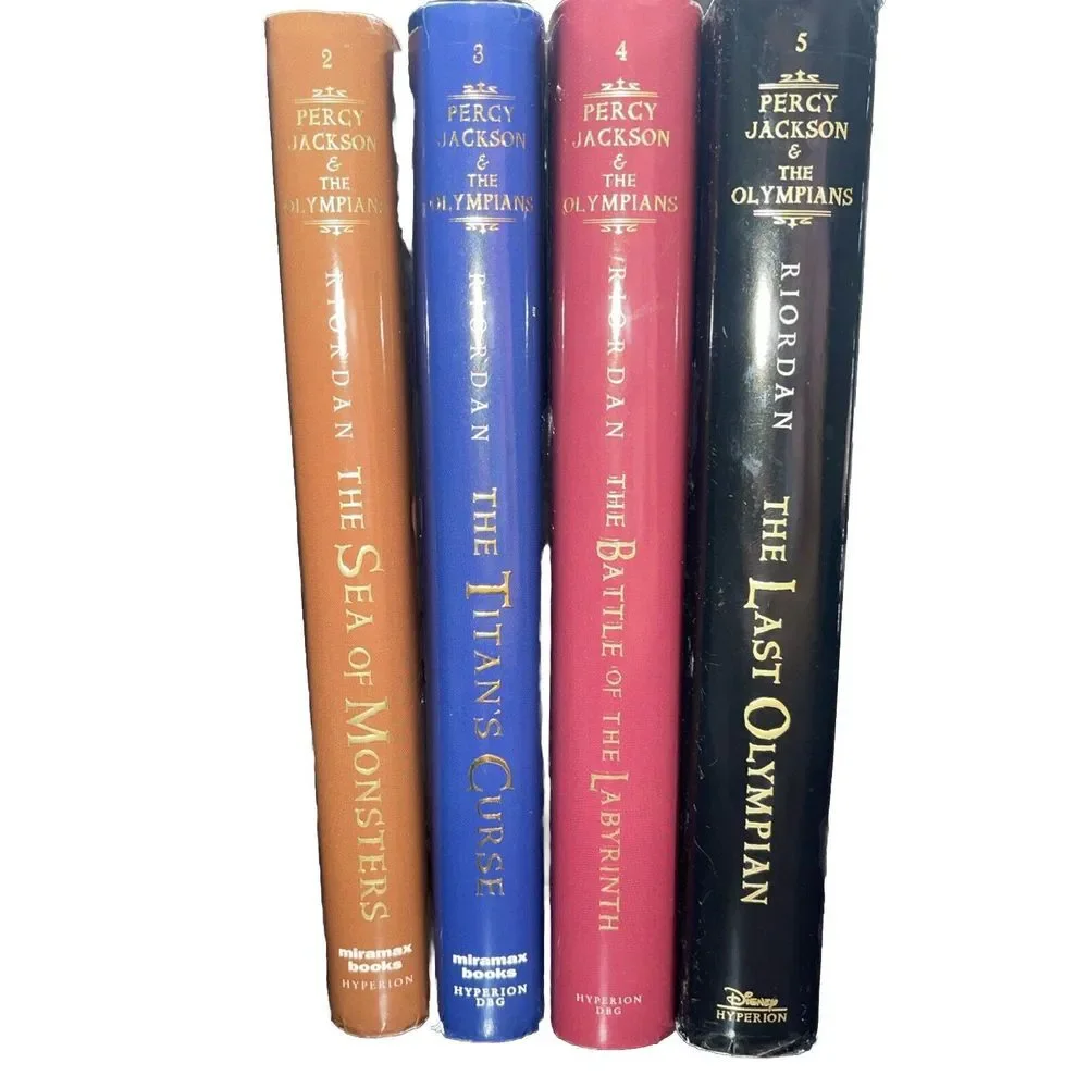Percy Jackson & The‎ Olympians Books 2 3 4 5 Hardcover First Editions